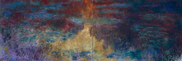Der Seerosenteich am Abend | Claude Monet