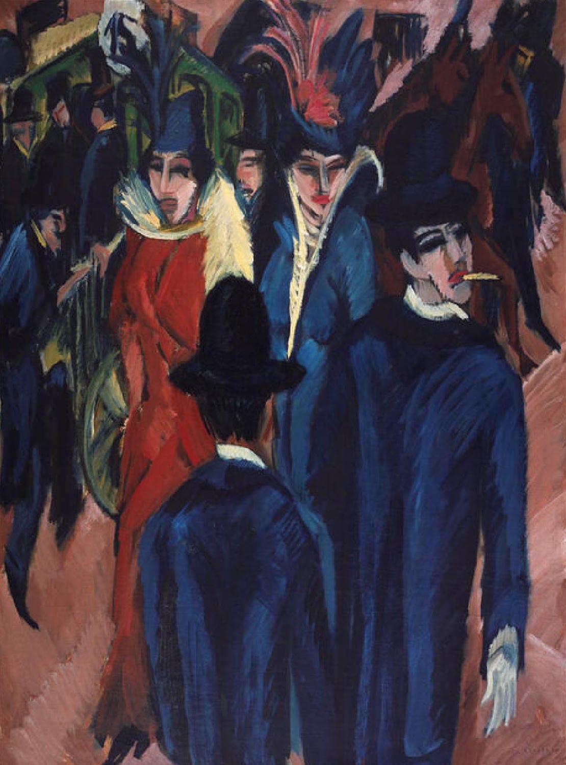 Berliner Straßenszene | Ernst Ludwig Kirchner