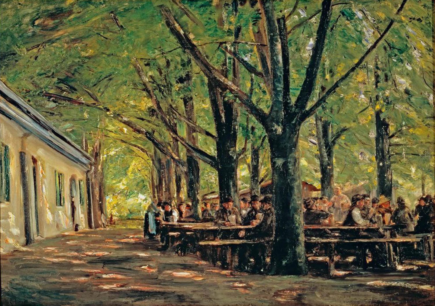 Biergarten in Brannenburg | Max Liebermann