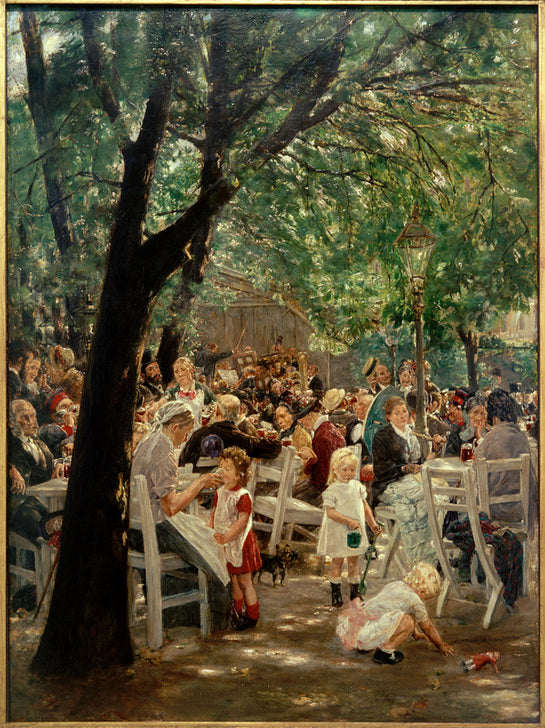 Münchner Biergarten | Max Liebermann