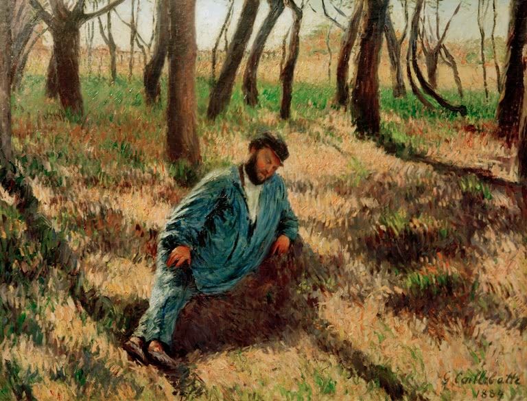 Père Magloire, in einem Wald liegend | Claude Monet