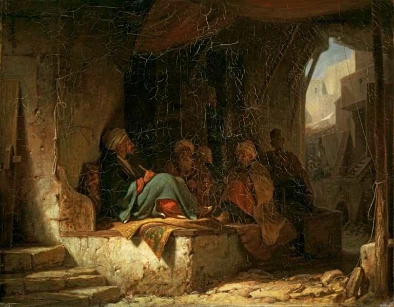 Türkisches Kaffeehaus | Carl Spitzweg