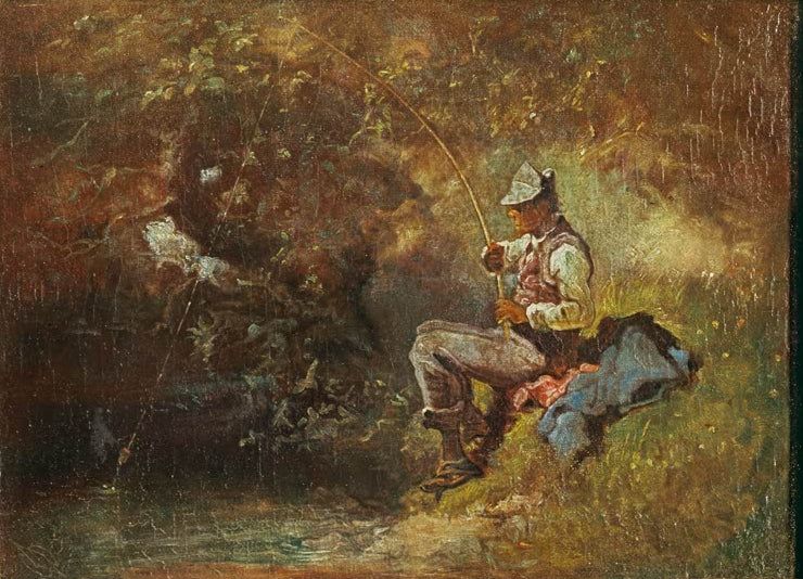 Der Angler | Carl Spitzweg