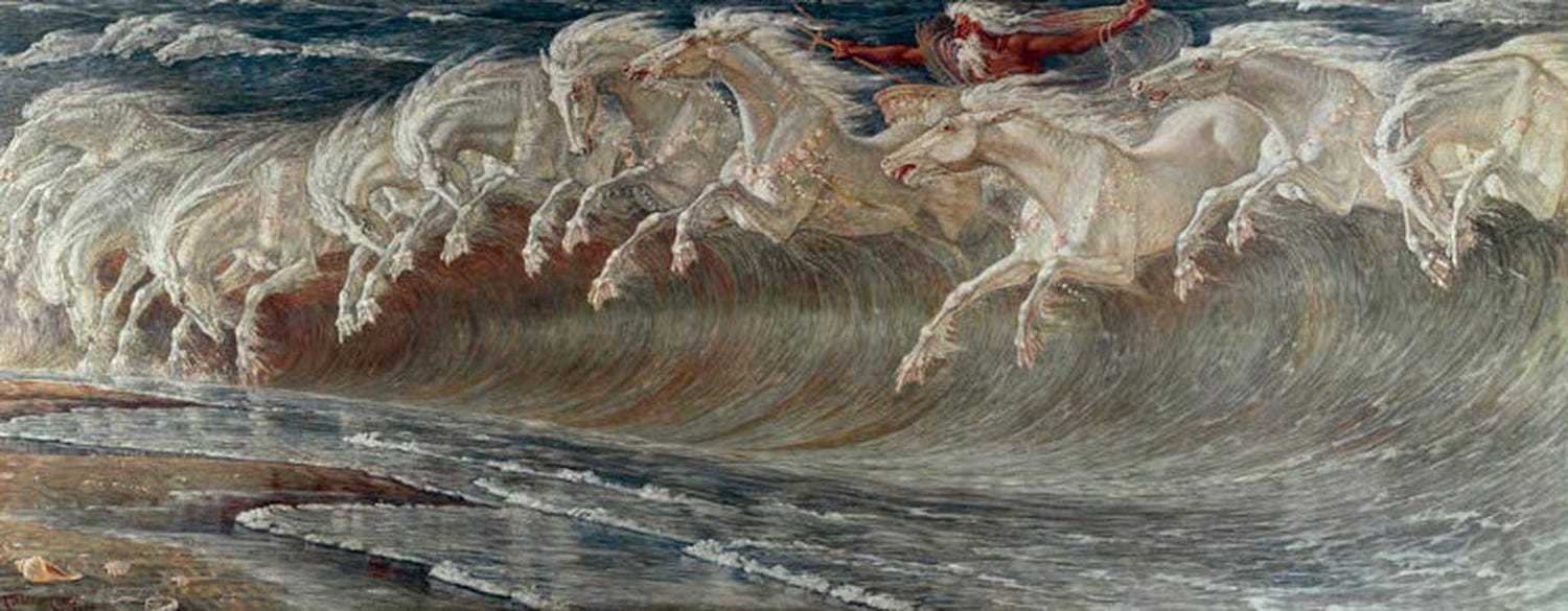 Die Pferde des Neptun | Walter Crane