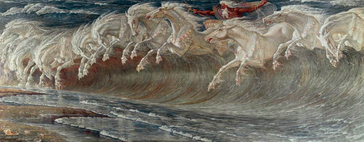 Die Pferde des Neptun | Walter Crane