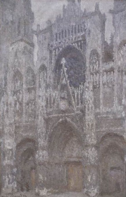 Kathedrale Rouen, Harmonie in Grau | Claude Monet