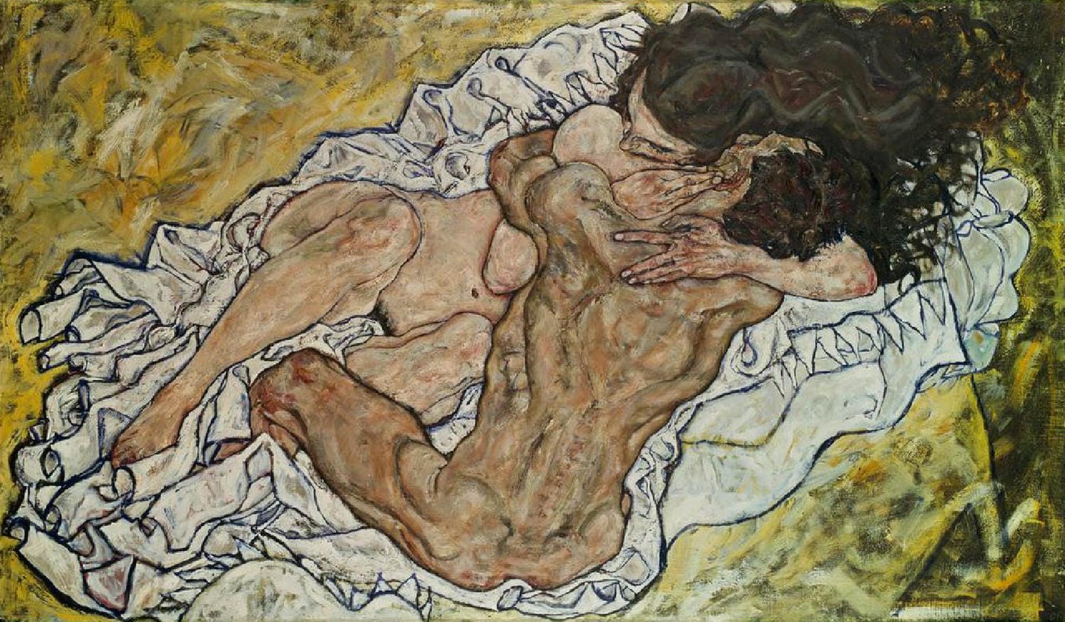 Die Umarmung | Egon Schiele
