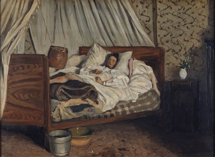 Claude Monet verwundet | Frédéric Bazille