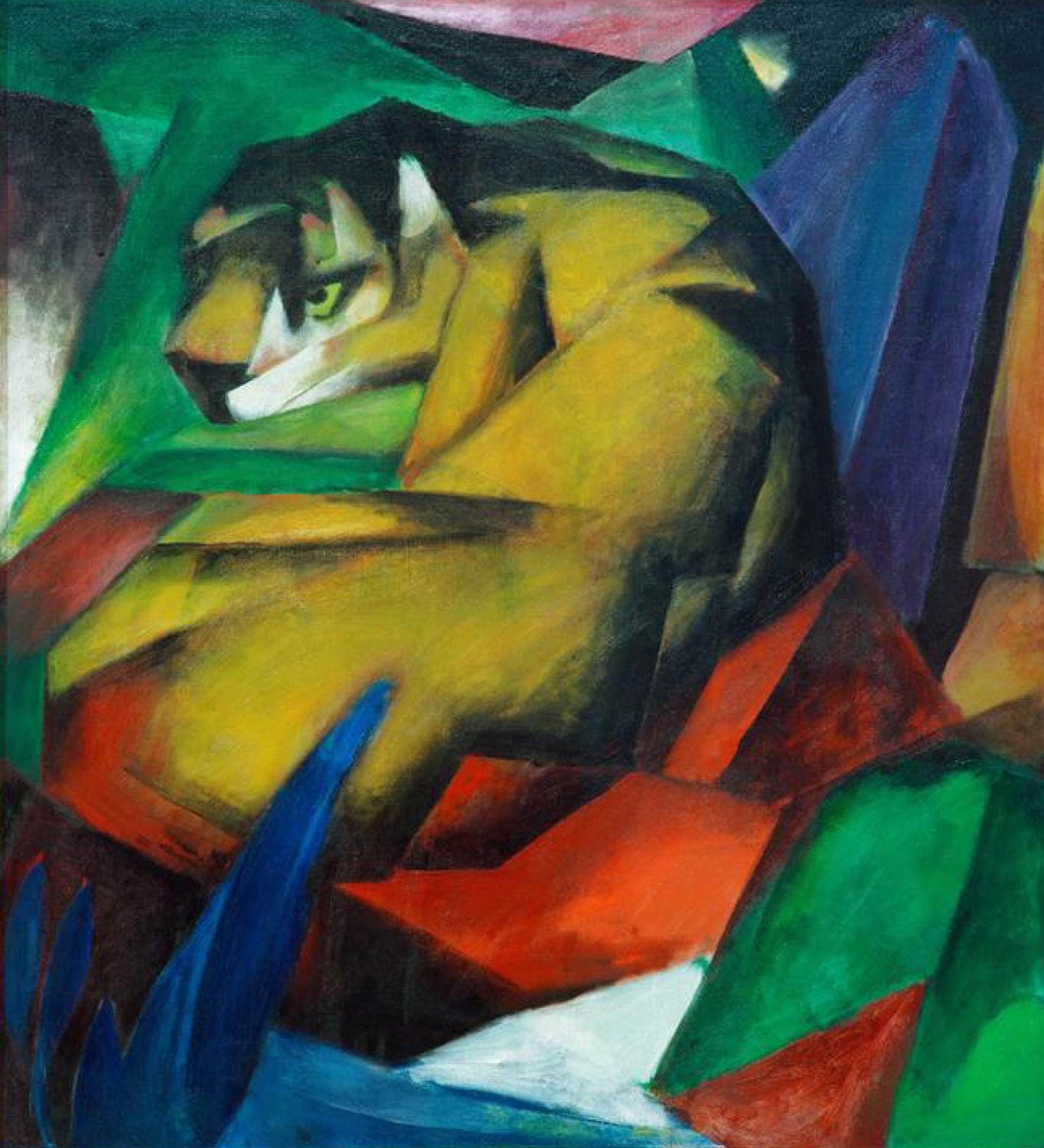 Der Tiger | Franz Marc