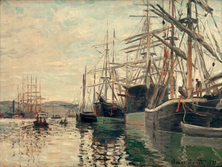 Der Hafen von Rouen | Claude Monet