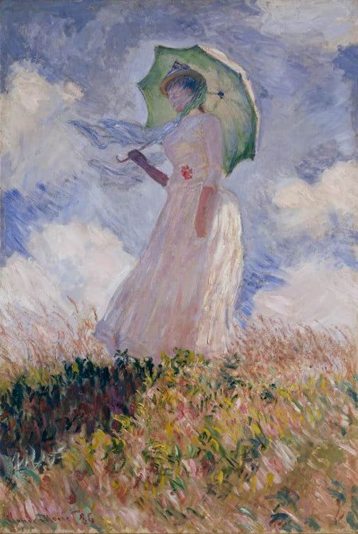 Frau mit Sonnenschirm | Claude Monet