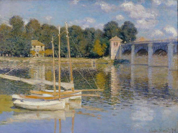 Die Brücke von Argenteuil | Claude Monet