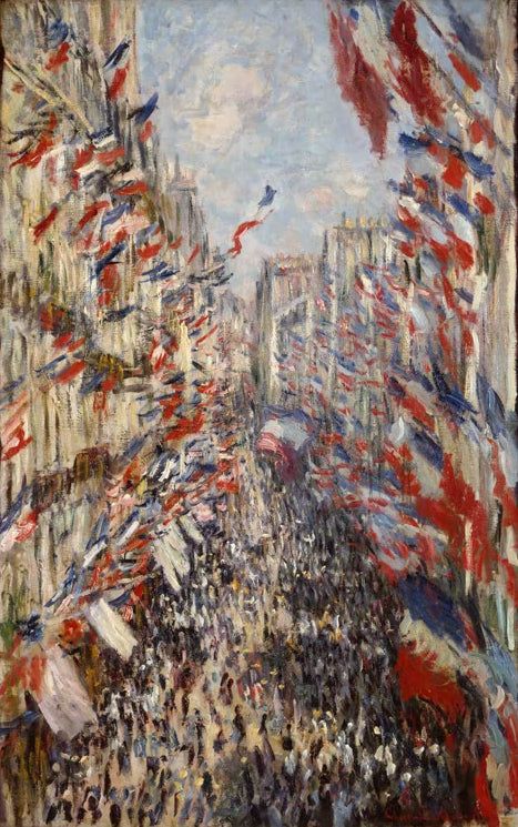 Rue Montorgeuil am 30. Juni 1878 | Claude Monet