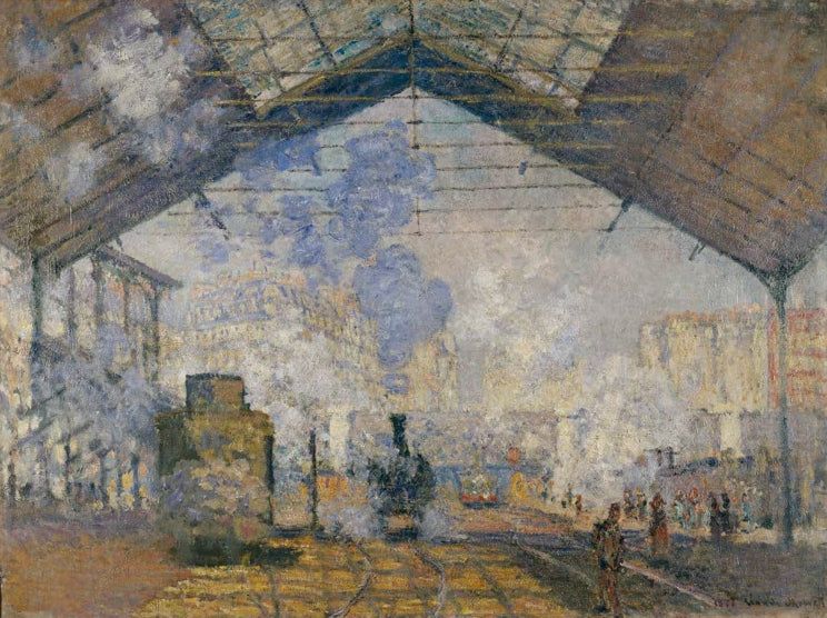 Der Bahnhof Saint-Lazare | Claude Monet