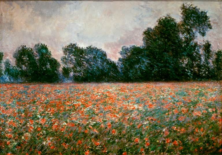 Mohnblumen bei Giverny | Claude Monet