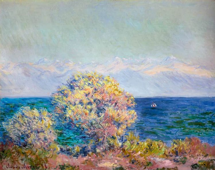 Cap D'Antibes im Mistral | Claude Monet