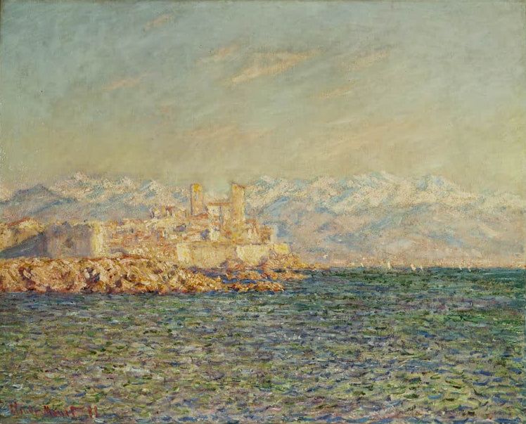 Das alte Fort in Antibes | Claude Monet