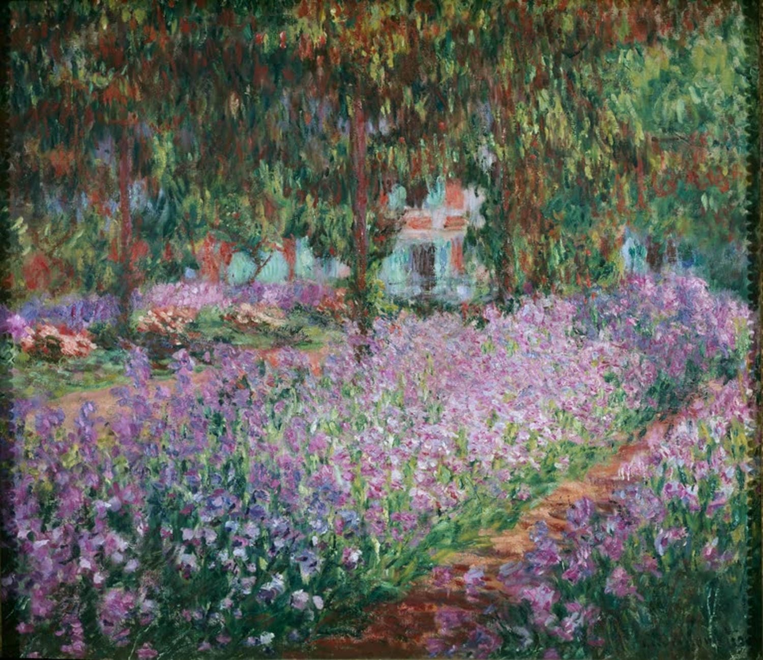Blühende Iris in Monets Garten | Claude Monet