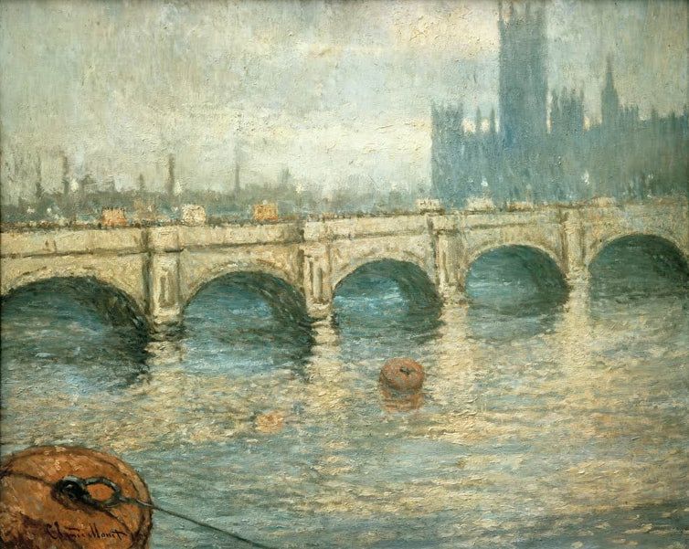 Themsebrücke in London | Claude Monet