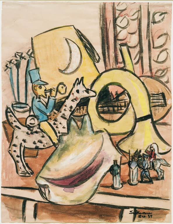 Stilleben mit Spielzeug und Muschel | Max Beckmann