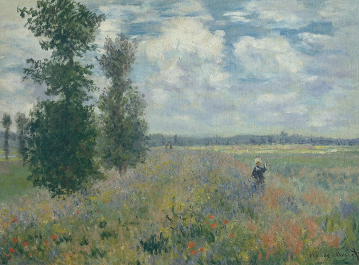 Claude Monets „Mohnfelder bei Argenteuil“ (1875) als hochwertiger Kunstdruck – ein impressionistisches Meisterwerk voller Licht, Leichtigkeit und sommerlicher Natur. Jetzt entdecken!