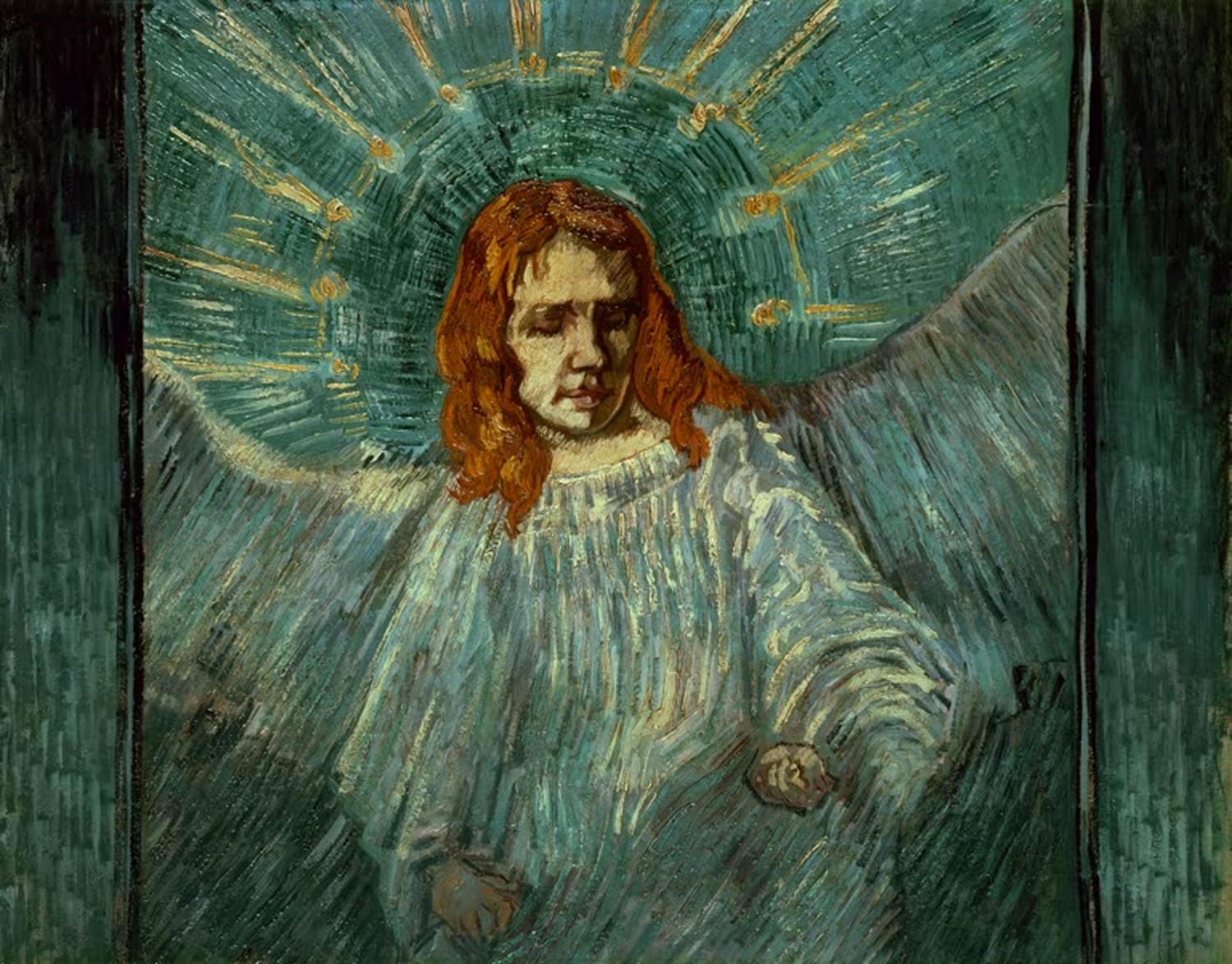 Halbfigur eines Engels | Vincent Van Gogh