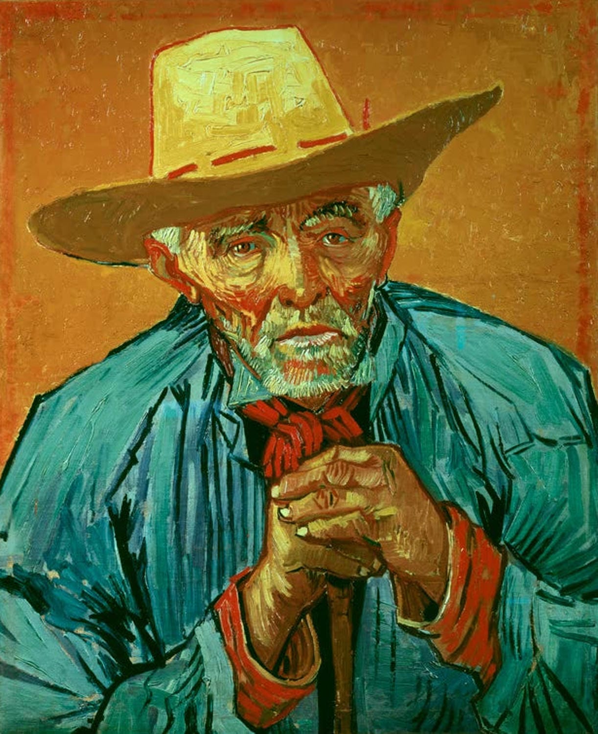 Bildnis des Bauern Patience Escalier von Vincent van Gogh