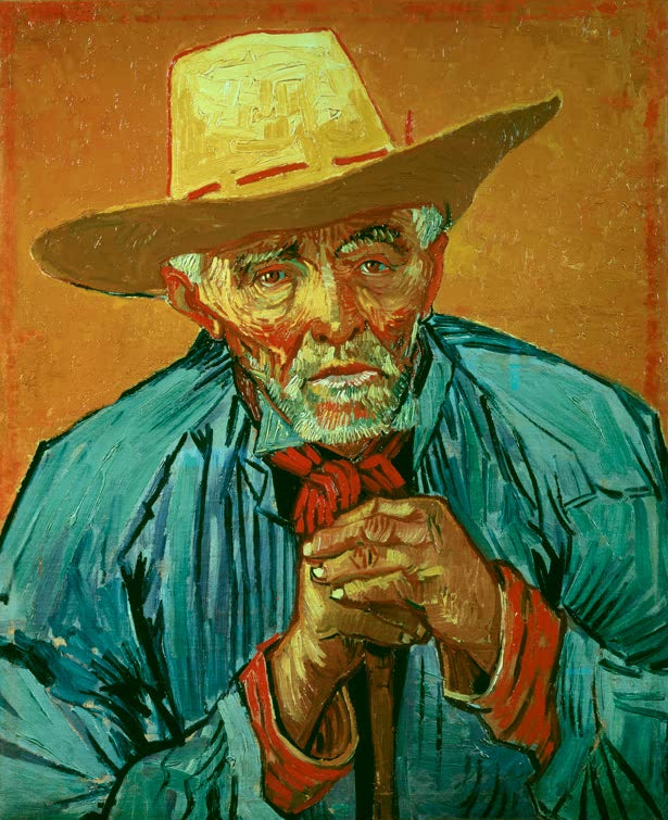 Bildnis des Bauern Patience Escalier von Vincent van Gogh