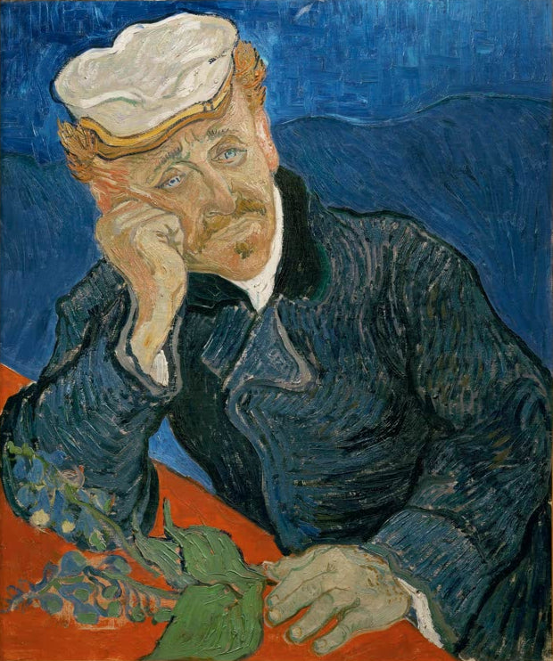 Bildnis Doktor Gachet mit Fingerhutzweig von Vincent van Gogh