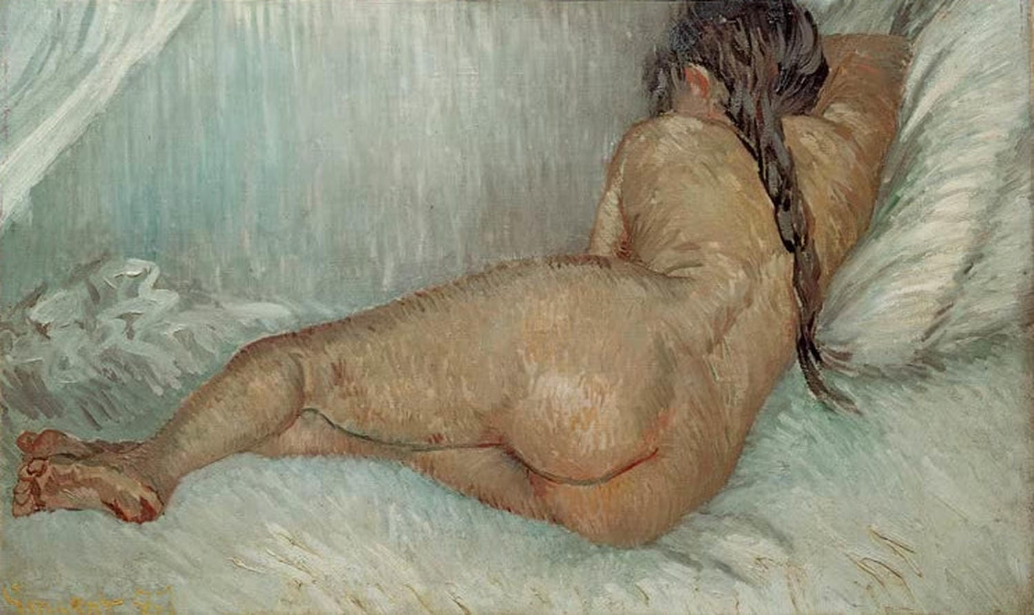 Weiblicher Rückenakt von Vincent van Gogh