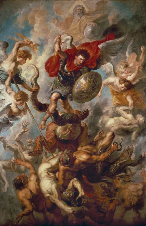 Kunstdruck: Engelsturz | Peter Paul Rubens