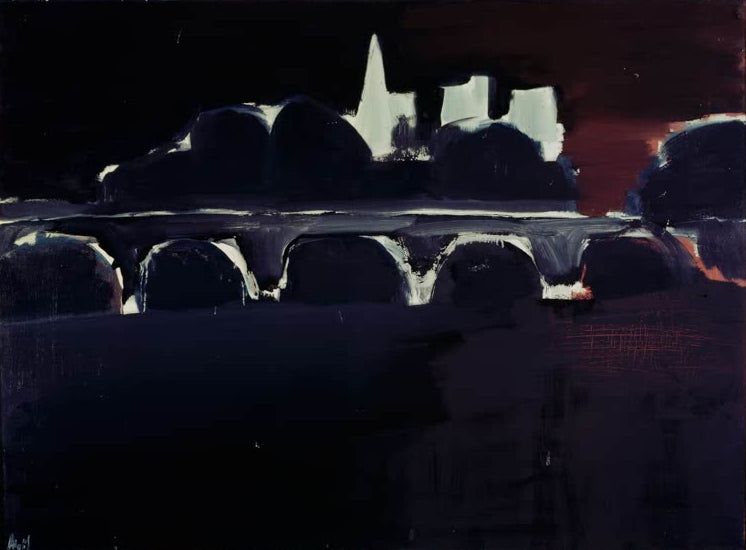 Ansicht von Paris bei Nacht | Nicolas de Staël