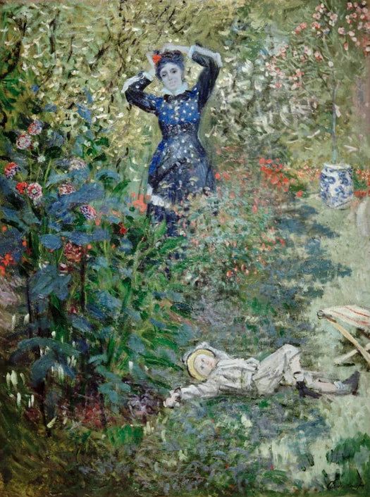 Camille und Jean im Garten | Claude Monet