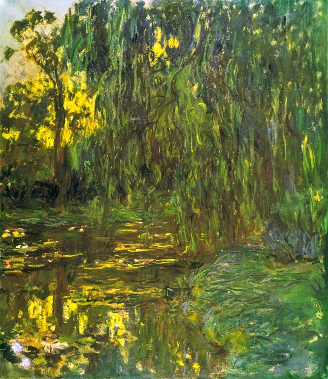 Seerosenteich mit Weide | Claude Monet
