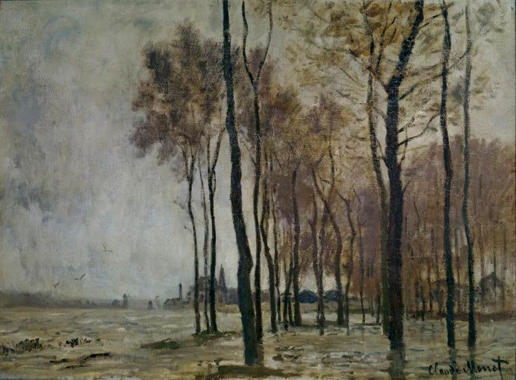 Hochwasser in Argenteuil | Claude Monet