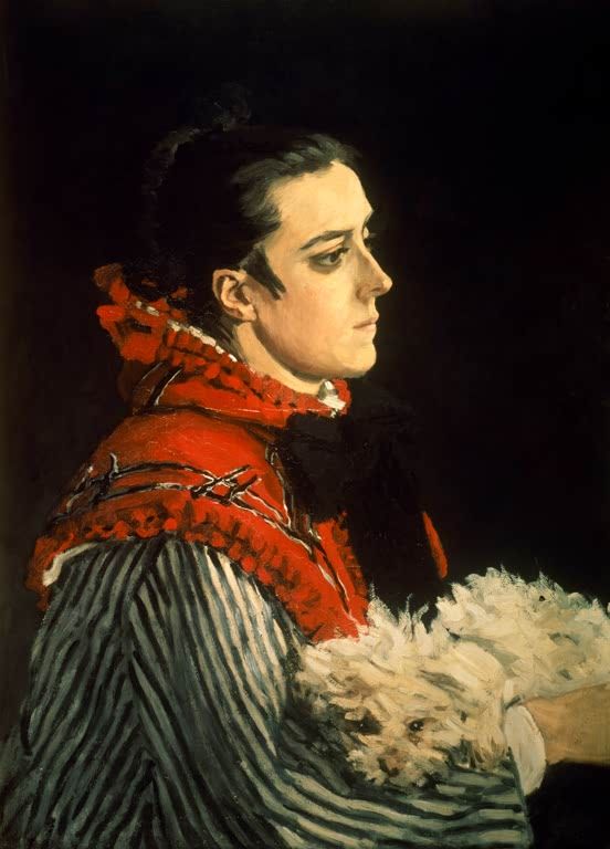 Camille mit Hündchen | Claude Monet
