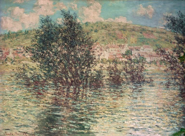Blick von Lavacourt auf Vétheuil | Claude Monet