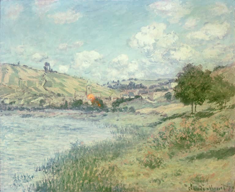 Landschaft mit Vétheuil | Claude Monet