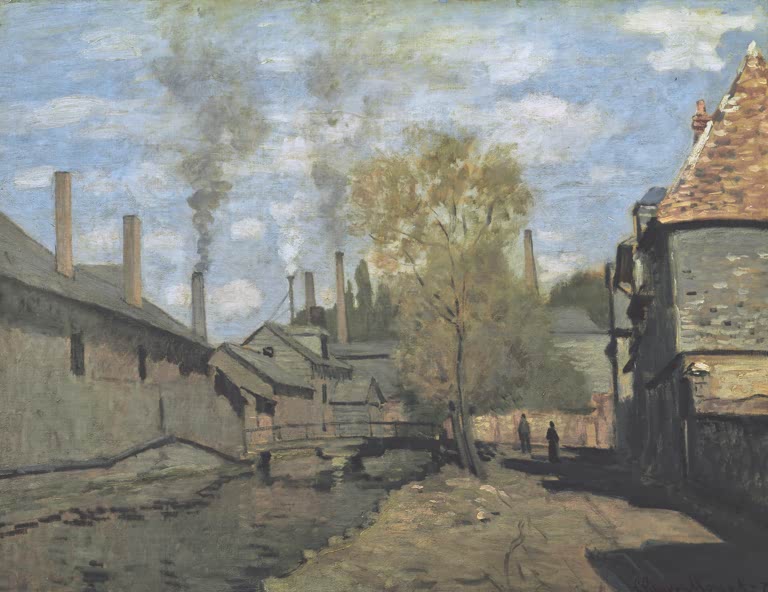 Das Flüsschen Robec | Claude Monet