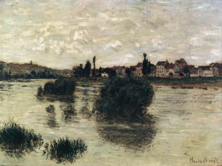 Die Seine bei Lavacourt | Claude Monet