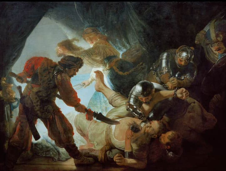 Die Blendung Simsons | Rembrandt van Rijn