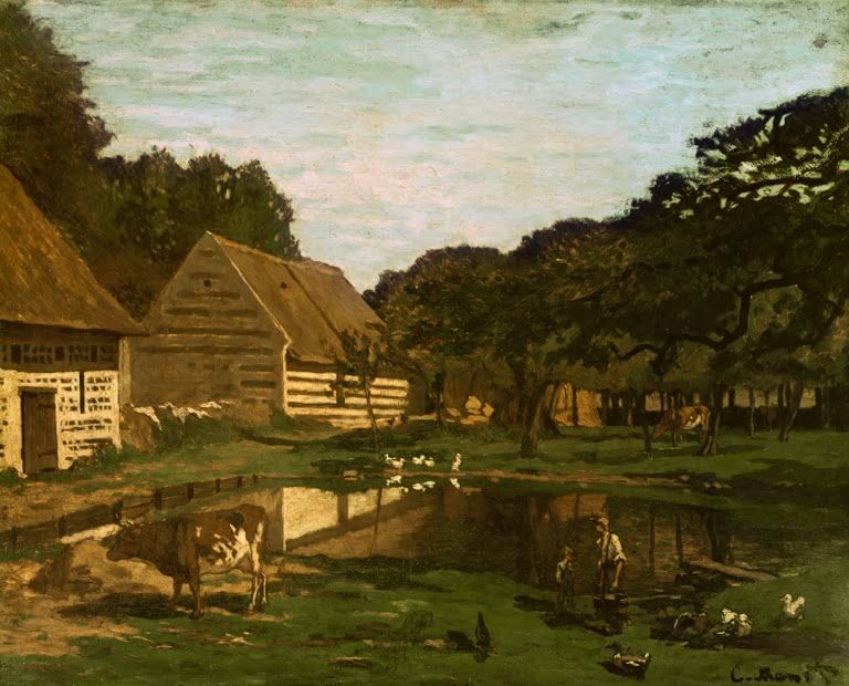 Gehöft in der Normandie | Claude Monet