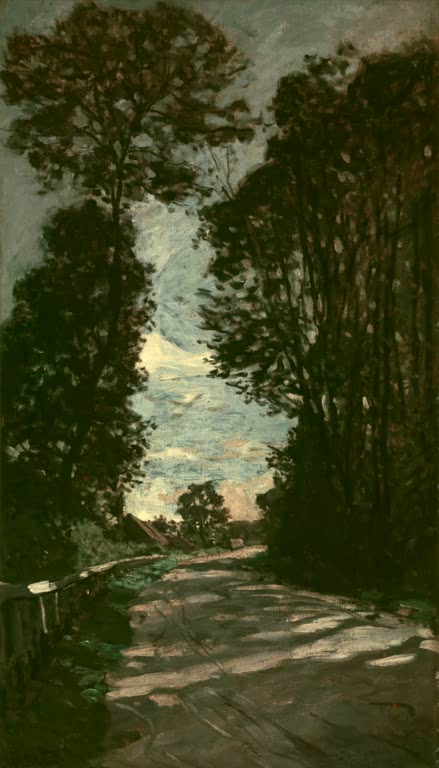 Straße zum Gehöft St-Siméon | Claude Monet