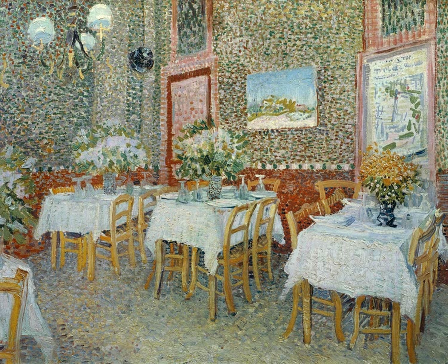 Interieur eines Restaurants | Vincent Van Gogh