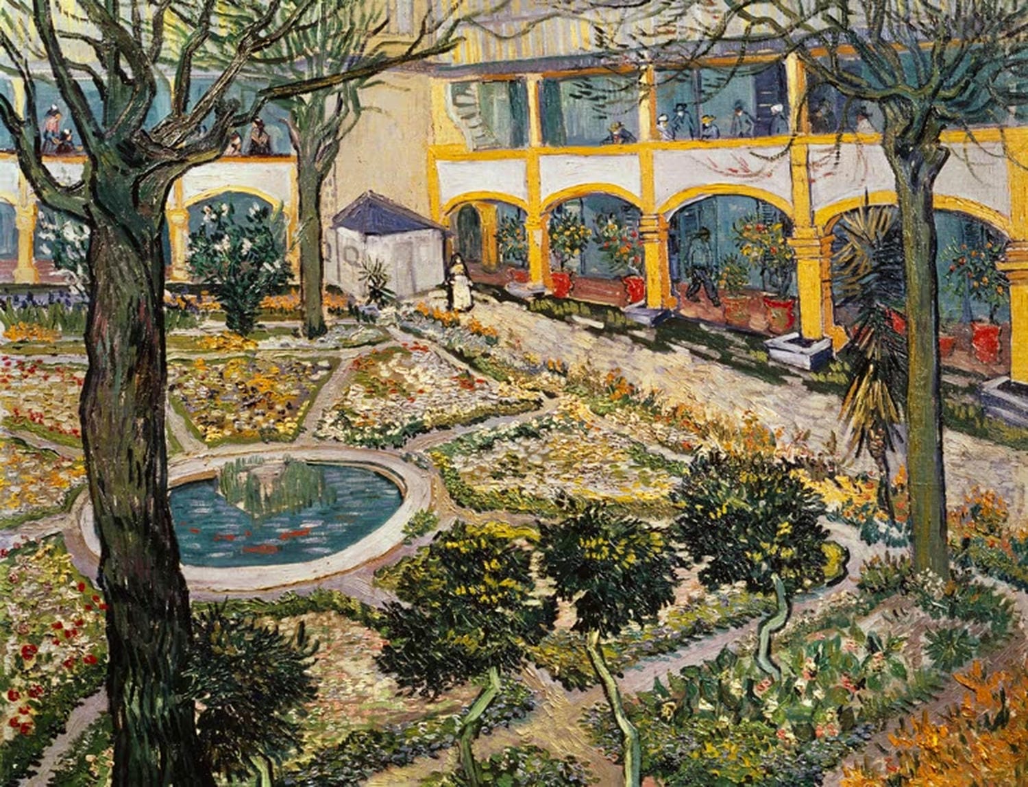 Garten des Hospitals in Arles von Vincent van Gogh