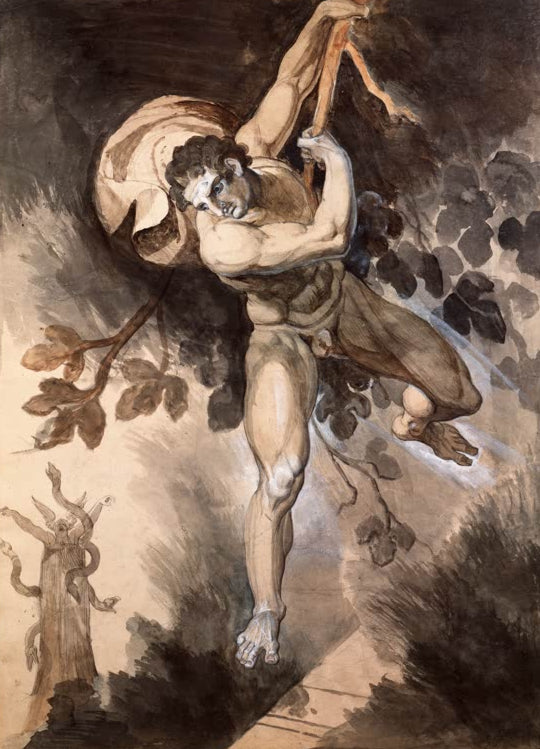 Kunstdruck Odysseus zwischen Scylla von Johann Heinrich Füssli als Poster oder Leinwandbild