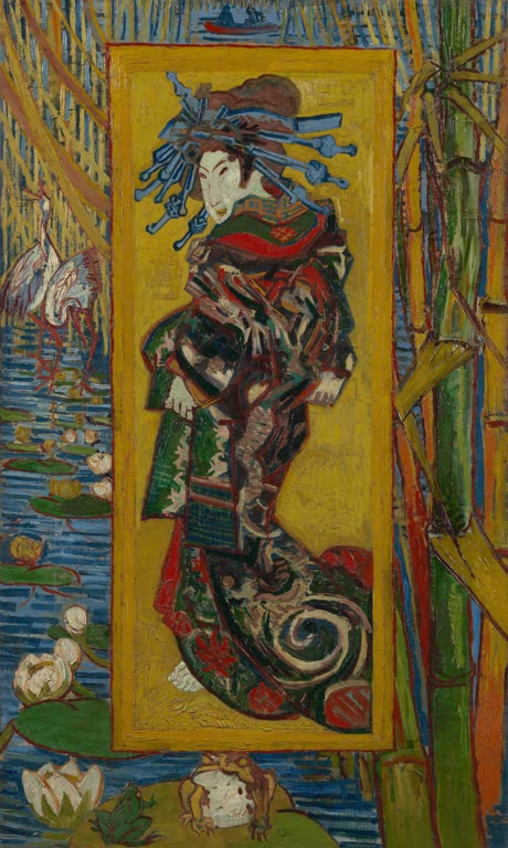 Kurtisane (nach Eisen) von van Gogh
