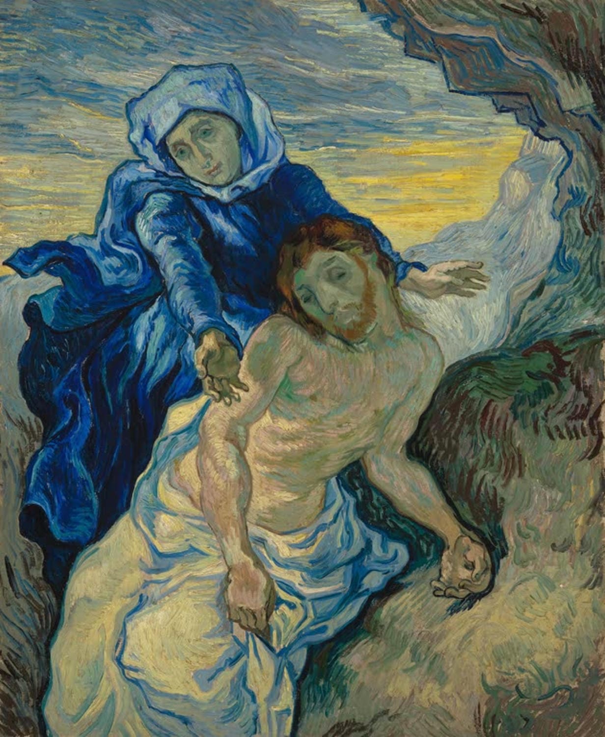 Pieta (nach Delacroix) von Vincent van Gogh
