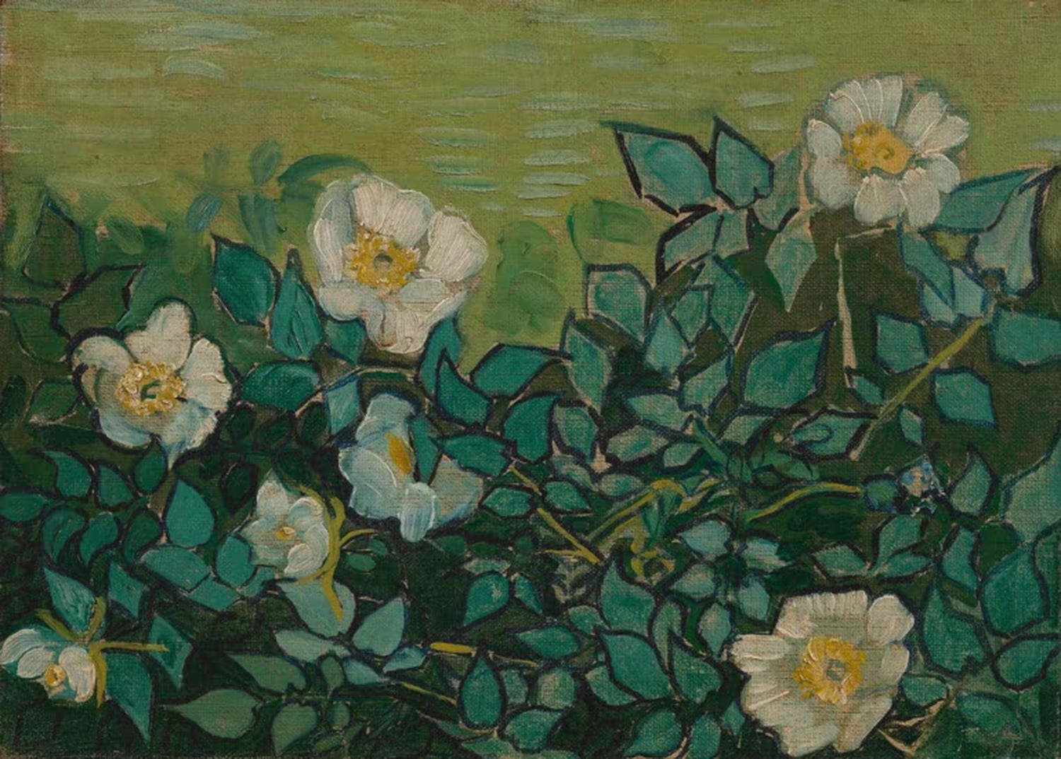 Wildrosen | Vincent Van Gogh