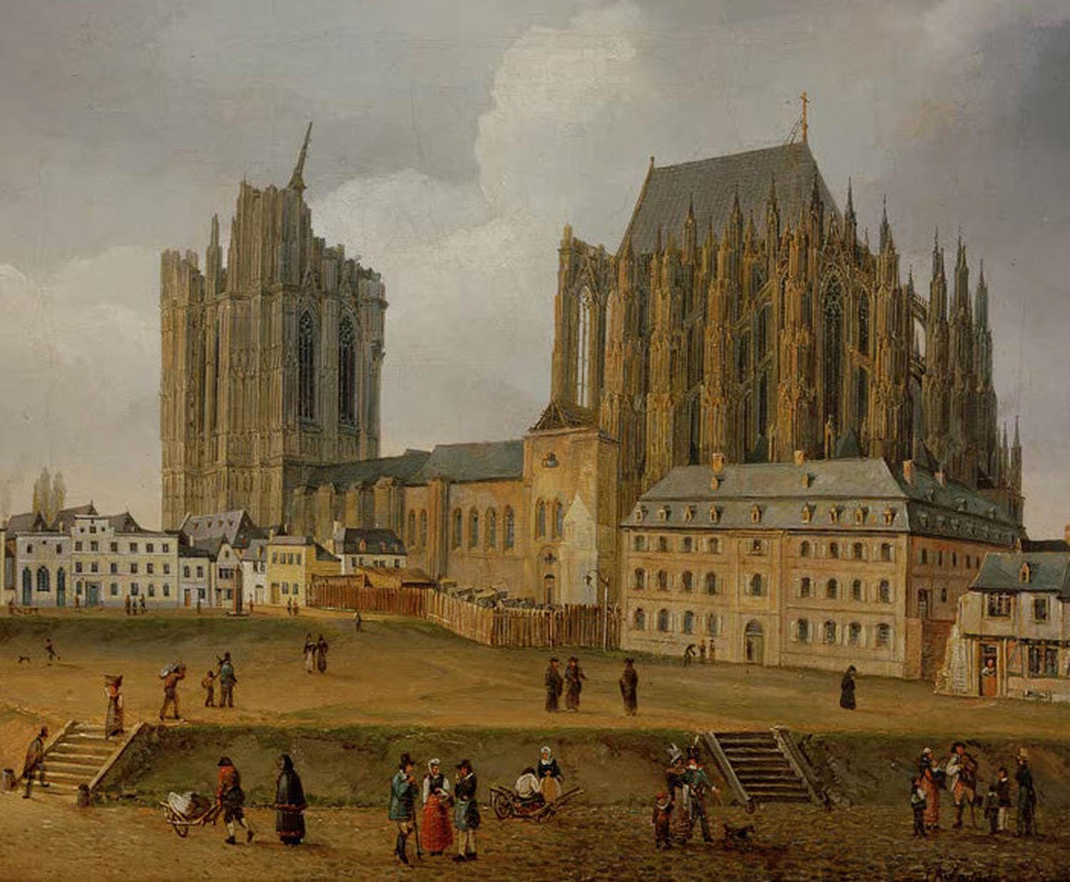 Der Kölner Dom von Südosten | Johann Adolf Lasinsky